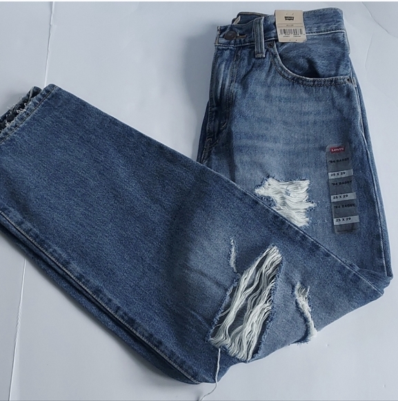 ๐ขSALE Levi's 94 Baggy Jeans NWT Sz 25 - Picture 13 of 16